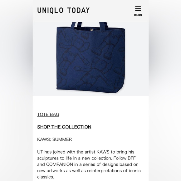 Uniqlo x Kaws shopping bag - Picture 4 of 4